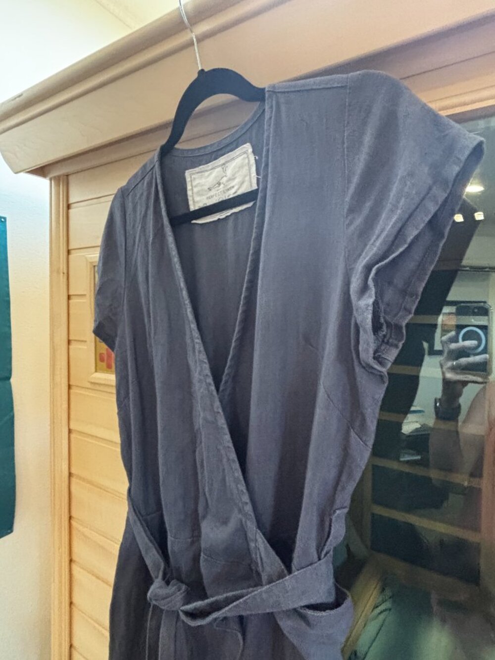 NPL Not Perfect Linen Margaret Wrap Jumpsuit